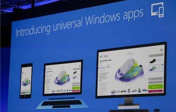 Imagem mostra apresentação do app universal da Microsoft